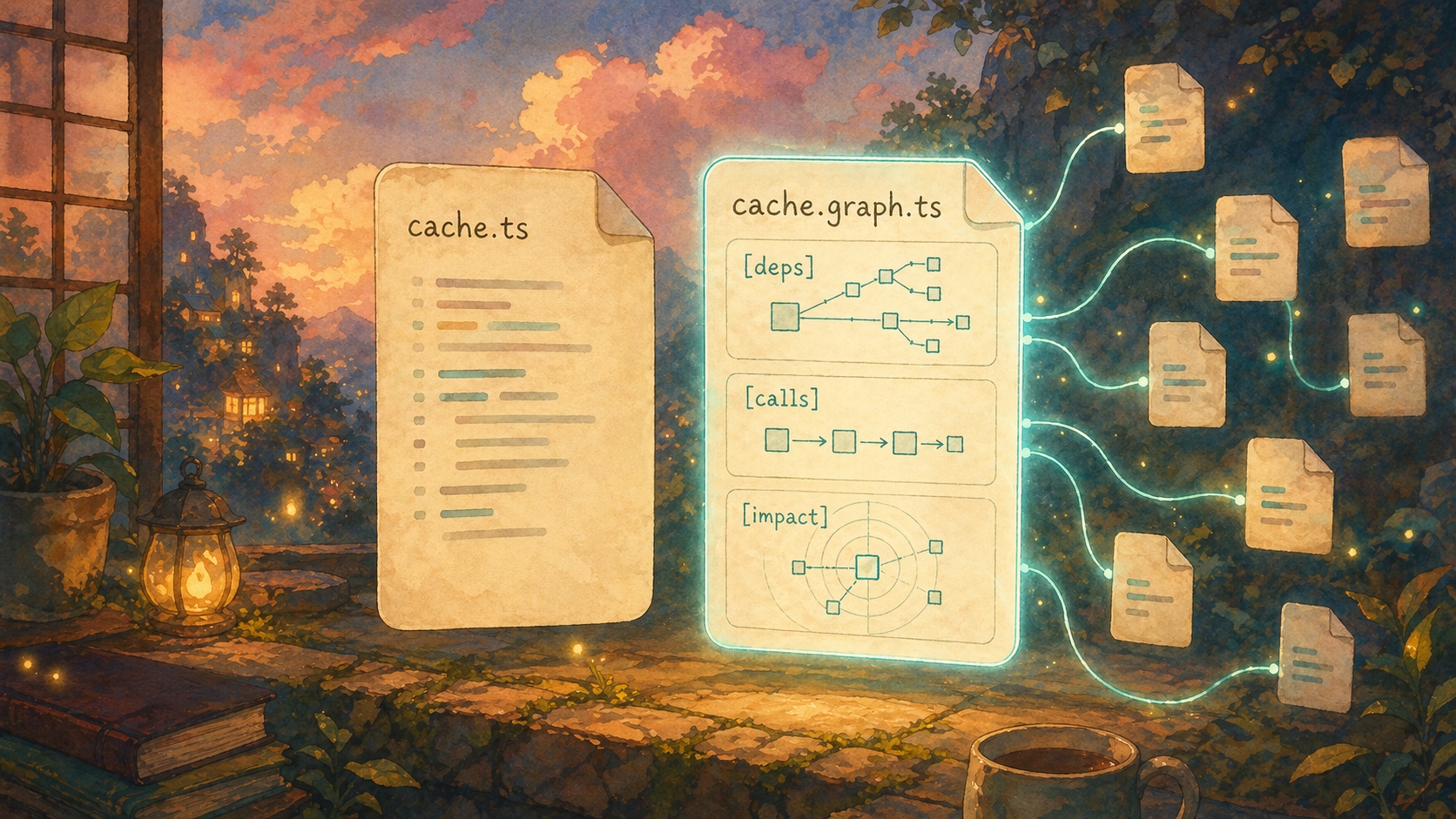 The graph file is the interface
